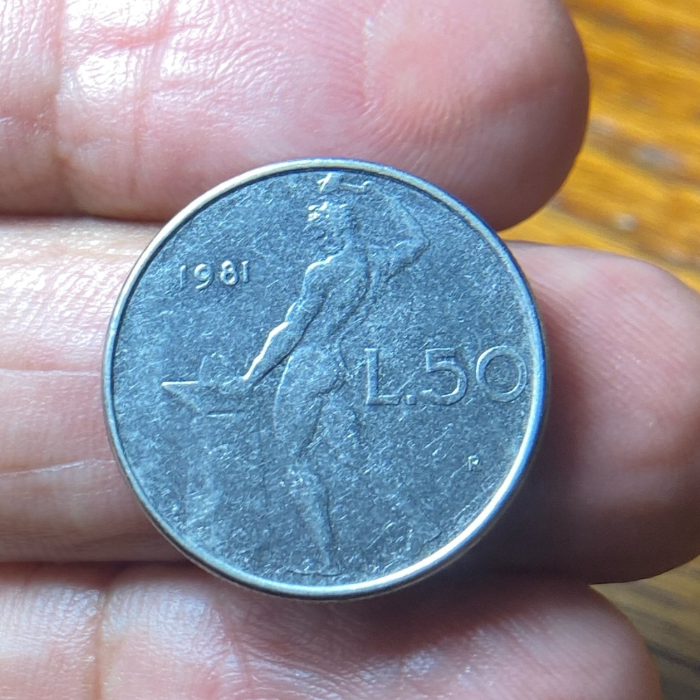 Italy year 1981 50 Lira